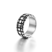 Load image into Gallery viewer, Stainless Steel Retro Personalized Pattern Ring