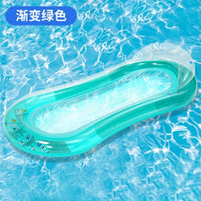 Load image into Gallery viewer, Cross border mesh floating bed inflatable hammock water collapsible back floating bed water inflatable deck chair inflatable floating row