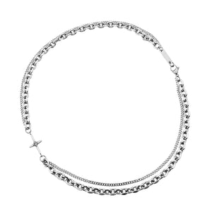 Stainless Steel Cross Trend Hip Hop Fashion Necklace