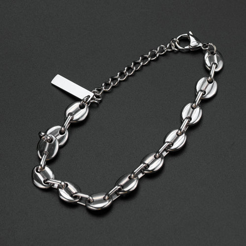 Stainless Steel Pig Nose Minimalism Bracelet