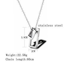 Load image into Gallery viewer, Stainless Steel Geometry Minimalism Pendant Necklace