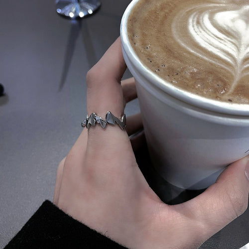 Stainless Steel Adjustable Butterfly Minimalism Ring