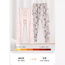 Load image into Gallery viewer, Children&#39;s pajama pants Lycra cotton pants Spring and Autumn medium children&#39;s home pants Girls wear leggings boys baby underpants winter