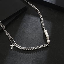 Load image into Gallery viewer, Stainless Steel Cross Splicing Cross Neckalce