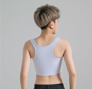T Times Half short corset underwear women's enhanced bandage corset les handsome T Flat Chest Shapewear tights