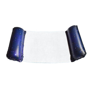 Cross border mesh floating bed inflatable hammock water collapsible back floating bed water inflatable deck chair inflatable floating row