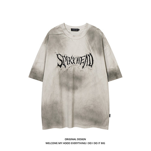SPIKYHEAD - Oversized Embroidered T-Shirt