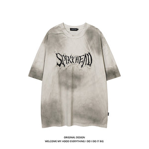 SPIKYHEAD - Oversized Embroidered T-Shirt