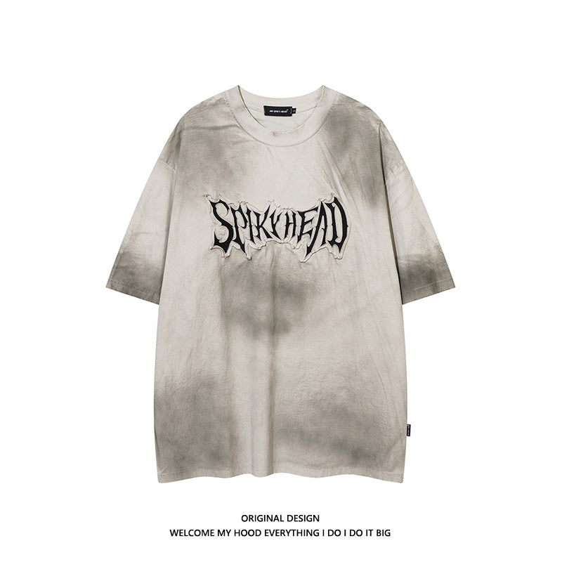 SPIKYHEAD - Oversized Embroidered T-Shirt