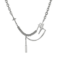 Load image into Gallery viewer, Stainless Steel Bead Cross Splicing Trend Necklace