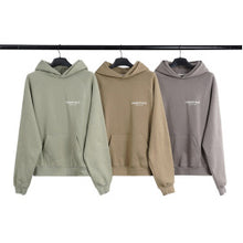 Load image into Gallery viewer, FOG double thread ESSENTIALS flocking printed hoodie high street loose casual American men with fleece set
