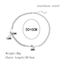 Load image into Gallery viewer, Stainless Steel Cross Splicing Cross Neckalce