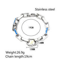 Load image into Gallery viewer, Stainless Steel European and American High-level Hip Hop Lightning Bracelet