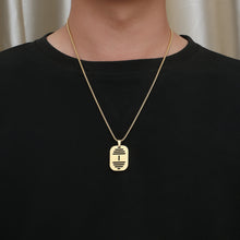 Load image into Gallery viewer, Stainless Steel Hollow Dumbbell Minimalism Pendant Necklace