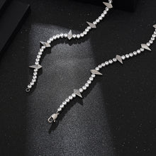 Load image into Gallery viewer, Stainless Steel Full Diamond Splicing Necklace