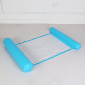 Cross border mesh floating bed inflatable hammock water collapsible back floating bed water inflatable deck chair inflatable floating row