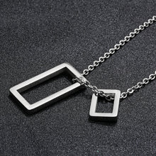 Load image into Gallery viewer, Stainless Steel Geometry Minimalism Pendant Necklace
