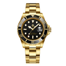 Load image into Gallery viewer, Crown Men&#39;s Watch Automatic Green Ghost Watch anti-calendar High-end quartz watch student sports watch