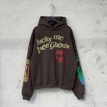 Load image into Gallery viewer, New letter foam printing niche fashion brand American casual loose men&#39;s couple hoodie hoodie