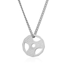 Load image into Gallery viewer, Stainless Steel Fitness Exercise Dumbbell Trend Pendant Necklace