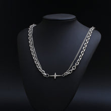 Load image into Gallery viewer, Stainless Steel Cross Trend Hip Hop Fashion Necklace