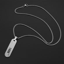 Load image into Gallery viewer, Stainless Steel Customized Year Trend Pendant Necklace