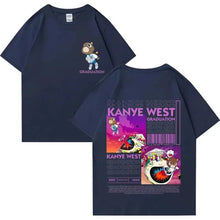 Load image into Gallery viewer, Kanye West Graduation Bear double-sided printed T-shirt for men