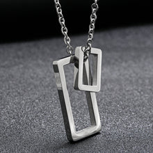 Load image into Gallery viewer, Stainless Steel Geometry Minimalism Pendant Necklace