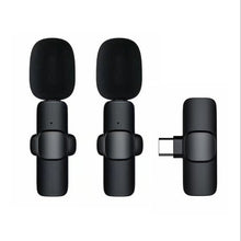 Load image into Gallery viewer, Cross-border foreign trade explosive one tow two collar microphone computer outdoor live noise reduction wireless Bluetooth mini microphone