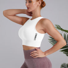 Load image into Gallery viewer, Yoga vest without chest pad breathable shock-proof running top back quick drying fitness wear sleeveless T-shirt
