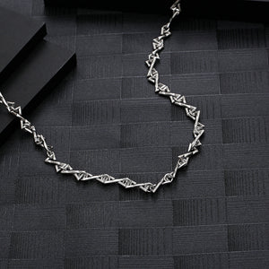 Stainless Steel Letter Z Splicing Trend Necklace