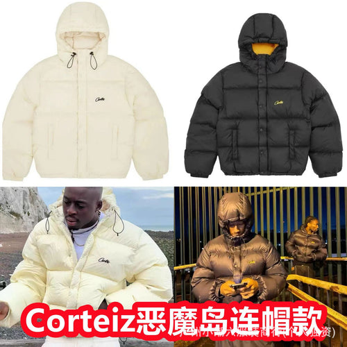 CORTEIZ Alcatraz American men's coat casual waistcoat Winter cottoncoat correct warm tide brand cottoncoat tide
