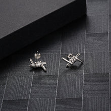 Load image into Gallery viewer, Stainless Steel Europe And America Tie A Knot Fashion Stud Earring