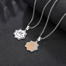 Load image into Gallery viewer, Stainless Steel Cartoon Smiley Face Pendant Necklace