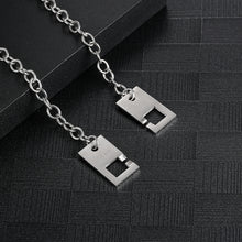 Load image into Gallery viewer, Stainless Steel 808bass Square Buckle Trend Necklace