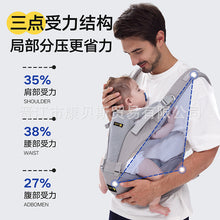 Load image into Gallery viewer, Baby waist stool four seasons multi-functional dual-purpose baby carrier light baby holding hold before holding baby magic