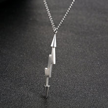 Load image into Gallery viewer, Stainless Steel Lightning Minimalism Necklace