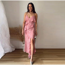 Load image into Gallery viewer, 2023 European and American wind summer women&#39;s new layered decorative jacquard dress - Critique Clothing - 