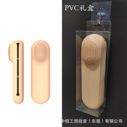 New silicone Makeup Brush Organizer bag Beauty Brush Organizer Portable Travel Storage bag wholesale retractable