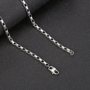 Stainless Steel Lattice European And American Hip Hop Necklace