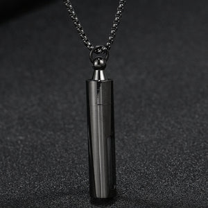 Stainless Steel Hollow Out Can Open Perfume Bottle And Essential Oil Bottle Fashion Pendant Necklace
