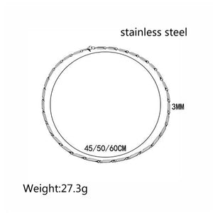 Stainless Steel Geometry Minimalism Fashion Necklace