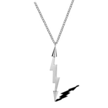 Load image into Gallery viewer, Stainless Steel Lightning Minimalism Necklace