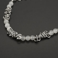 Load image into Gallery viewer, Stainless Steel Cat&#39;s Eye Stone Knot Trend Bracelet