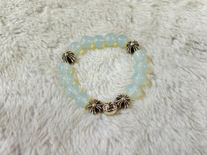 925 silver bracelet Croc 510M pearl women's Chinese wind trend bracelet