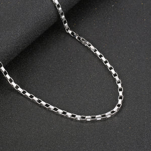 Stainless Steel Lattice European And American Hip Hop Necklace