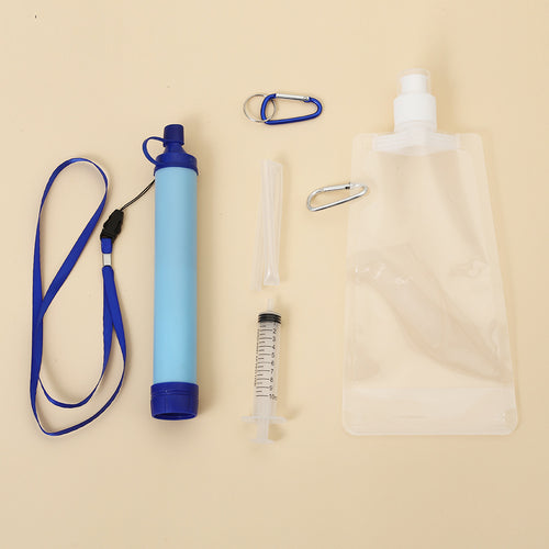 Straw field life apparatus outdoor direct drinking individual soldier purifier