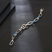 Load image into Gallery viewer, Stainless Steel European and American High-level Hip Hop Lightning Bracelet