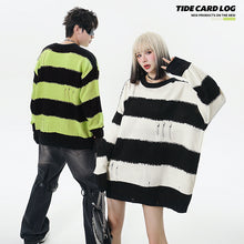 Load image into Gallery viewer, DRAPY - Oversized Graphic Sweater (Balenciaga)