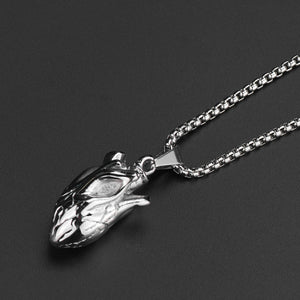 Stainless Steel Heart Trend Pendant Necklace